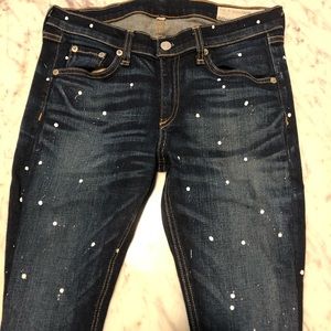 Rag and Bone Anfield Splatter Jeans